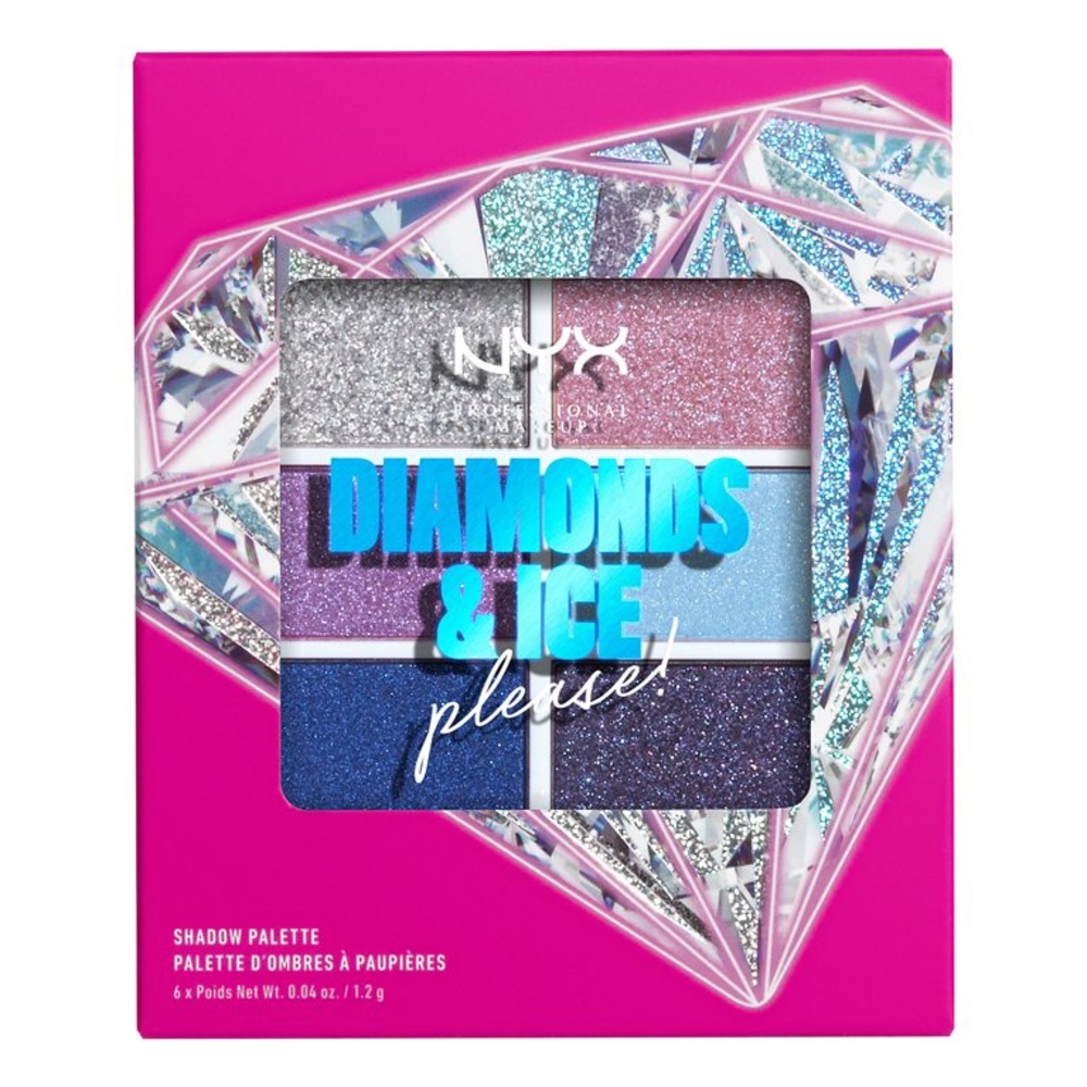 BNIB NYX Professional Makeup - DIAMONDS & ICE PLEASE! ! Palette, Sky Gems